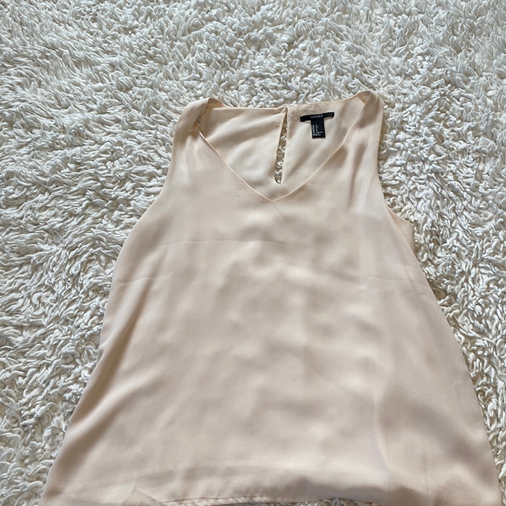 Cream tank top